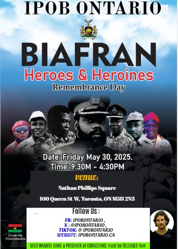 Biafra Memoria event